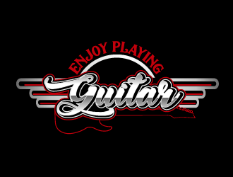 Enjoy Playing Guitar logo design by axel182