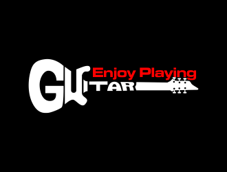 Enjoy Playing Guitar logo design by qqdesigns