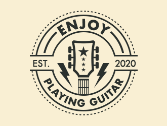 Enjoy Playing Guitar logo design by ProfessionalRoy