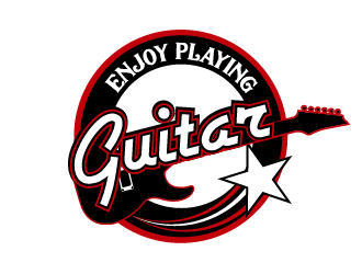 Enjoy Playing Guitar logo design by axel182