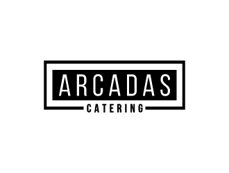 Arcadas Catering  logo design by gateout
