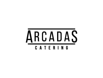 Arcadas Catering  logo design by gateout