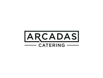 Arcadas Catering  logo design by logitec