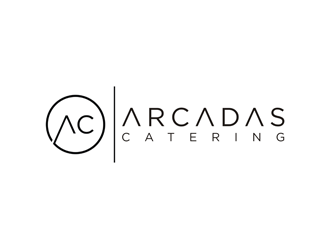 Arcadas Catering  logo design by clayjensen