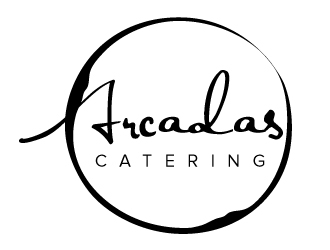 Arcadas Catering  logo design by gilkkj
