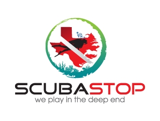 ScubaStop logo design by zinnia