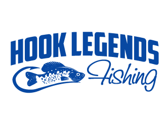 Hook Legends Fishing logo design by Ultimatum