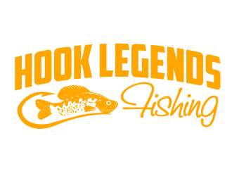 Hook Legends Fishing logo design by Ultimatum