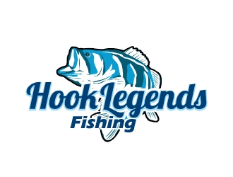 Hook Legends Fishing logo design by AamirKhan