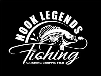 Hook Legends Fishing logo design by invento