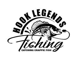Hook Legends Fishing logo design by invento