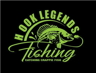 Hook Legends Fishing logo design by invento