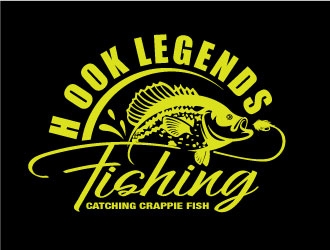 Hook Legends Fishing logo design by invento