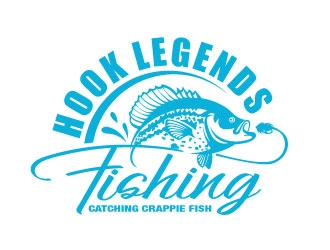 Hook Legends Fishing logo design by invento