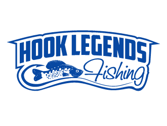 Hook Legends Fishing Logo Design - 48hourslogo