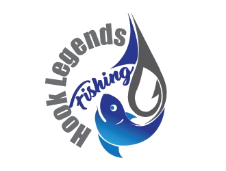 Hook Legends Fishing logo design by ruthracam