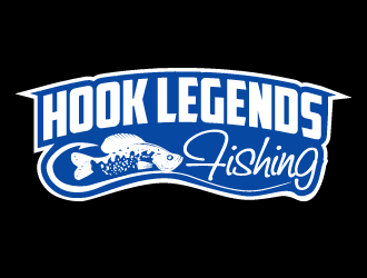 Hook Legends Fishing logo design by Ultimatum