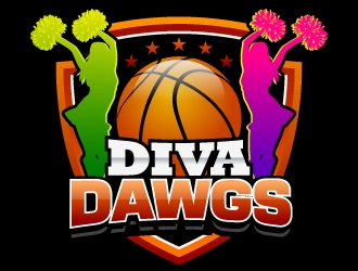 Diva Dawgs logo design by Suvendu
