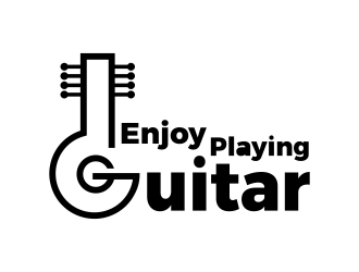 Enjoy Playing Guitar logo design by graphicstar
