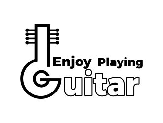 Enjoy Playing Guitar logo design by graphicstar