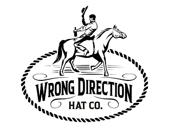 Wrong Direction  logo design by haze