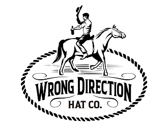 Wrong Direction  logo design by haze