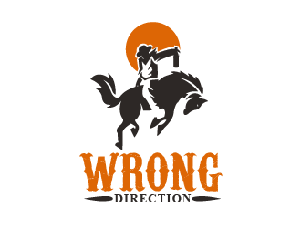 Wrong Direction  logo design by czars