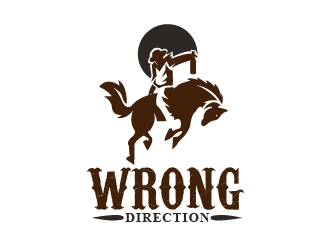 Wrong Direction  logo design by czars