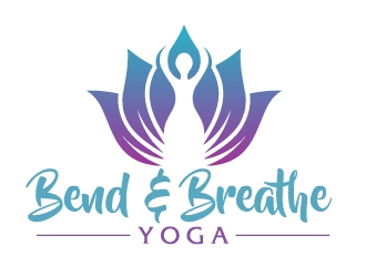 Bend &amp; Breathe Yoga logo design by AamirKhan