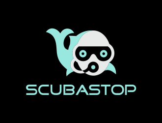 ScubaStop logo design by azizah