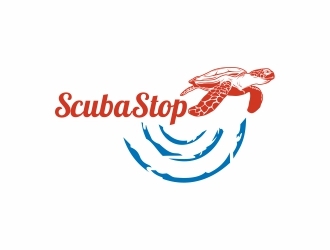 ScubaStop logo design by Alfatih05