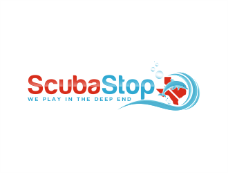 ScubaStop logo design by evdesign
