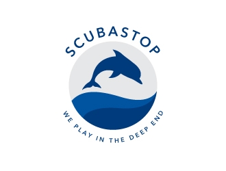 ScubaStop logo design by Badnats