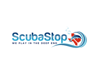 ScubaStop logo design by evdesign