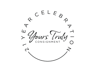 Yours Truly Consignment logo design by mbamboex