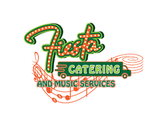 Fiesta, catering and music services logo design by nona