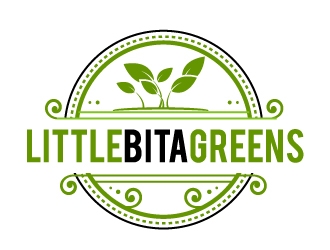 Littlebitagreens logo design by AamirKhan