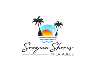 Saugeen Shores Inflatables logo design by Garmos