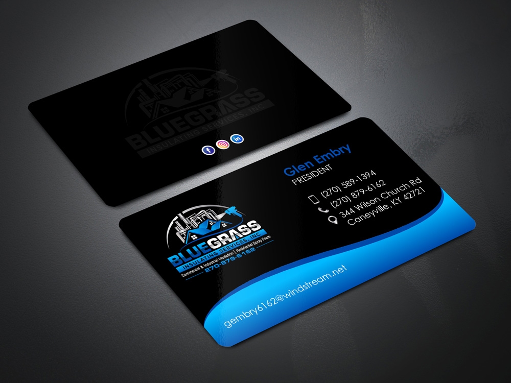 Bluegrass Insulating Services, Inc logo design by Gelotine