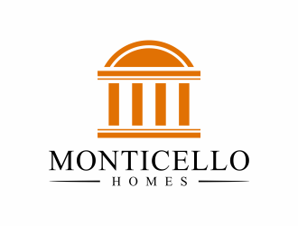 Monticello Homes logo design by Msinur
