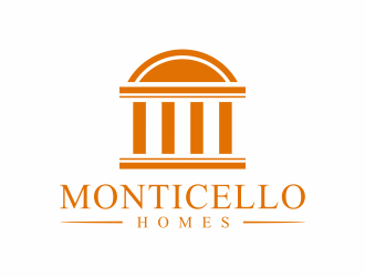 Monticello Homes logo design by Msinur