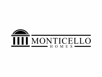 Monticello Homes logo design by Msinur