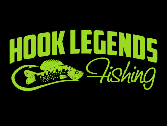 Hook Legends Fishing logo design by Ultimatum