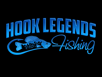 Hook Legends Fishing logo design by Ultimatum