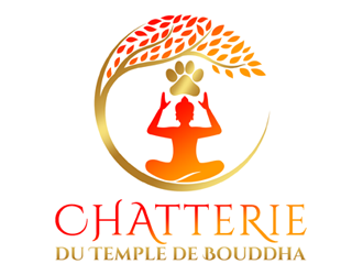 Chatterie du Temple de Bouddha logo design by ingepro