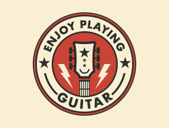 Enjoy Playing Guitar logo design by ProfessionalRoy