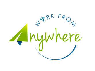 Work From Anywhere [Global] logo design by BeDesign