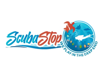 ScubaStop logo design by DesignPro2050