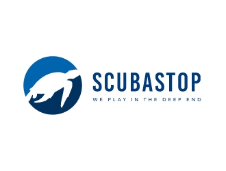ScubaStop logo design by Badnats