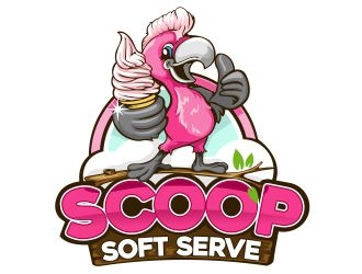Scoop Soft Serve logo design by veron